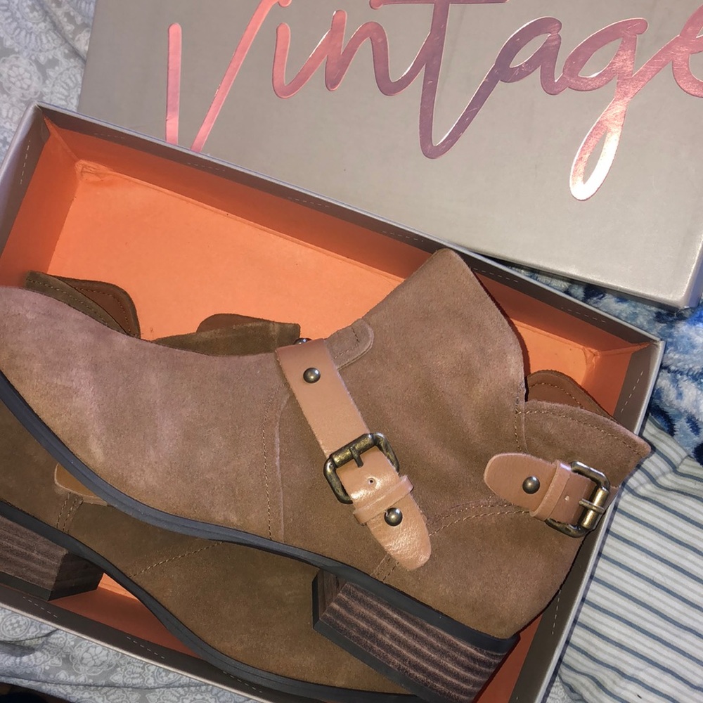 Brand new suede boots